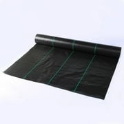 Teblint Weed Barrier Landscape Fabric, 3.28 x 32.8ft Woven Weed Control Fabric, Heavy Duty Rolling Papers Ground Cover Mat for Greenhouse, Yard, Garden, Driveway